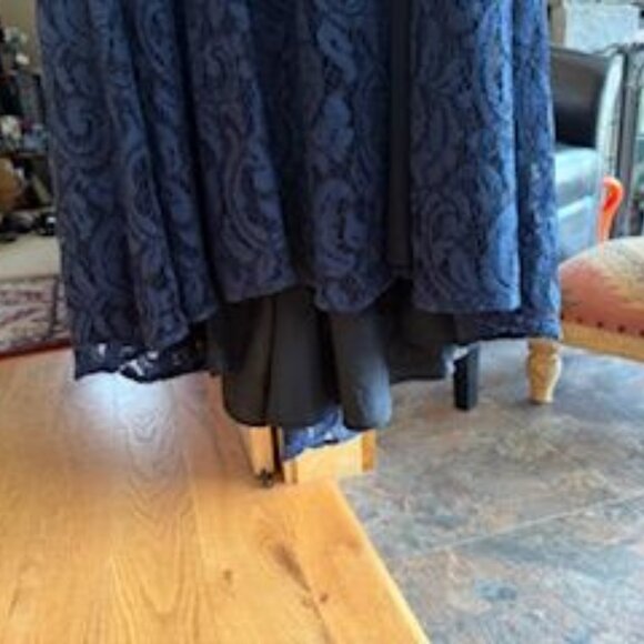 BCBGeneration Blue Gown - Picture 7 of 7